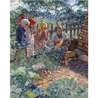 Игра на балалайке