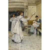 Игра в бадминтон