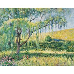 Живерни, ива и розарий - Модульная картины, Репродукции, Декоративные панно, Декор стен