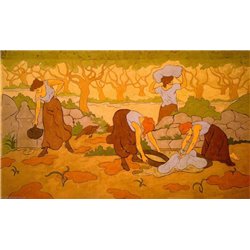 Женщины у источника - Модульная картины, Репродукции, Декоративные панно, Декор стен