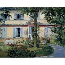 Картина на холсте по фото Модульные картины Печать портретов на холсте Загородный дом в Руэле