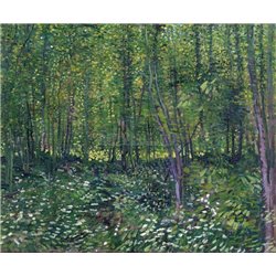 Деревья, 1887 - Модульная картины, Репродукции, Декоративные панно, Декор стен