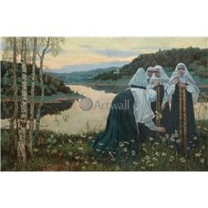 Картина на холсте по фото Модульные картины Печать портретов на холсте Девушки на берегу