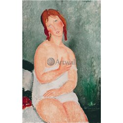 Девушка в рубашке - Модульная картины, Репродукции, Декоративные панно, Декор стен