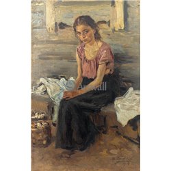 Девочка сиротка - Модульная картины, Репродукции, Декоративные панно, Декор стен
