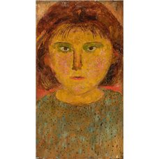 Картина на холсте по фото Модульные картины Печать портретов на холсте Девочка с челкой