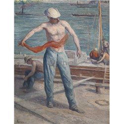 Грузчик - Модульная картины, Репродукции, Декоративные панно, Декор стен