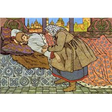 Картина на холсте по фото Модульные картины Печать портретов на холсте Девица и Финист Ясен Сокол