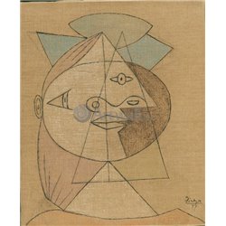 Голова женщины - Модульная картины, Репродукции, Декоративные панно, Декор стен