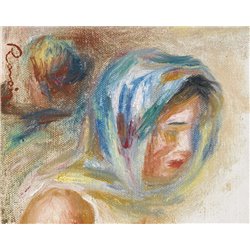 Голова женщины - Модульная картины, Репродукции, Декоративные панно, Декор стен