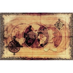 Карта мира - Дизайнерские - Модульная картины, Репродукции, Декоративные панно, Декор стен