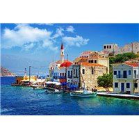 Город на берегу моря - Фотообои архитектура|Италия