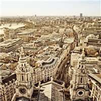 Портреты картины репродукции на заказ - Панорама Лондона - Фотообои Старый город