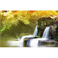 Картина на холсте по фото Модульные картины Печать портретов на холсте Водопад - Фотообои природа