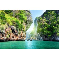 Скалы над морем - Фотообои природа|озера - Модульная картины, Репродукции, Декоративные панно, Декор стен