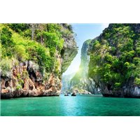 Скалы над морем - Фотообои природа|озера