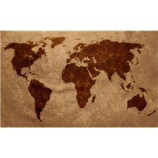 Картина на холсте по фото Модульные картины Печать портретов на холсте Карта мира - Фотообои винтаж