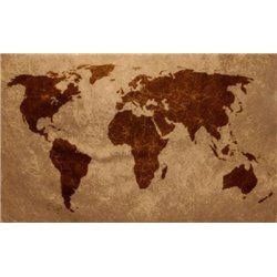 Карта мира - Фотообои винтаж - Модульная картины, Репродукции, Декоративные панно, Декор стен