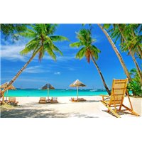 Портреты картины репродукции на заказ - Морской пляж - Фотообои Море|пляж