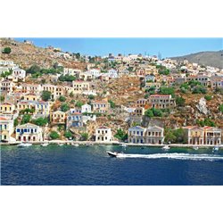Город на берегу моря - Фотообои Море|побережье - Модульная картины, Репродукции, Декоративные панно, Декор стен