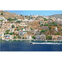 Город на берегу моря - Фотообои Море|побережье