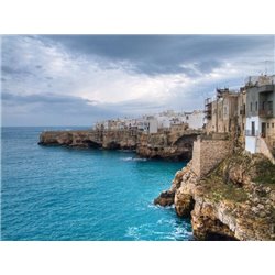 Город на берегу моря - Фотообои Расширяющие пространство - Модульная картины, Репродукции, Декоративные панно, Декор стен