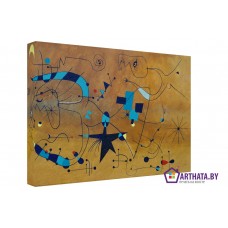 Картина на холсте по фото Модульные картины Печать портретов на холсте Joan Miro_002