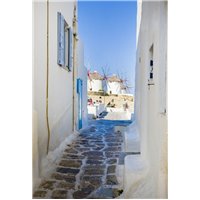 Портреты картины репродукции на заказ - Улочка - Фотообои Расширяющие пространство