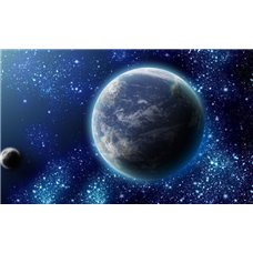 Картина на холсте по фото Модульные картины Печать портретов на холсте Земля из космоса - Фотообои Космос|Земля
