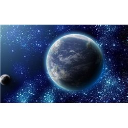 Земля из космоса - Фотообои Космос|Земля - Модульная картины, Репродукции, Декоративные панно, Декор стен