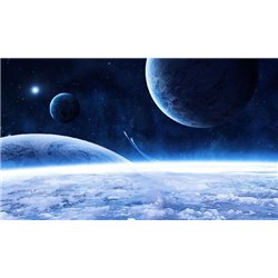 Планеты - Фотообои Космос - Модульная картины, Репродукции, Декоративные панно, Декор стен