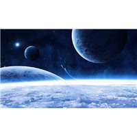 Портреты картины репродукции на заказ - Планеты - Фотообои Космос