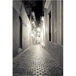 Вечерняя улица - Фотообои на двери - Модульная картины, Репродукции, Декоративные панно, Декор стен