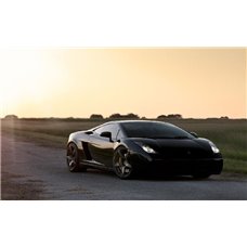 Картина на холсте по фото Модульные картины Печать портретов на холсте Черный автомобиль - Фотообои Техника и транспорт|автомобили