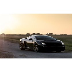 Черный автомобиль - Фотообои Техника и транспорт|автомобили - Модульная картины, Репродукции, Декоративные панно, Декор стен