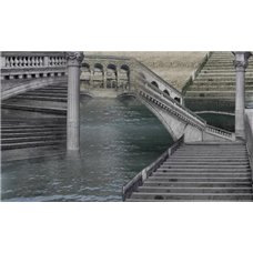 Картина на холсте по фото Модульные картины Печать портретов на холсте Старинная лестница - Фотообои Расширяющие пространство|лестница