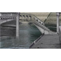 Старинная лестница - Фотообои Расширяющие пространство|лестница - Модульная картины, Репродукции, Декоративные панно, Декор стен