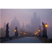Портреты картины репродукции на заказ - Карлов мост в Праге - Фотообои Расширяющие пространство
