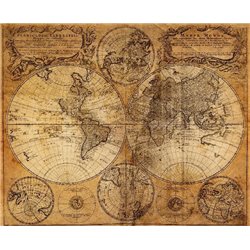 Карта мира - Фотообои винтаж - Модульная картины, Репродукции, Декоративные панно, Декор стен