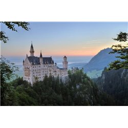 Замок в горах - Фотообои Замки - Модульная картины, Репродукции, Декоративные панно, Декор стен
