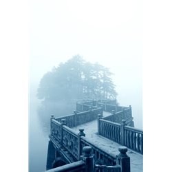 Мост на остров - Фотообои природа|дороги - Модульная картины, Репродукции, Декоративные панно, Декор стен