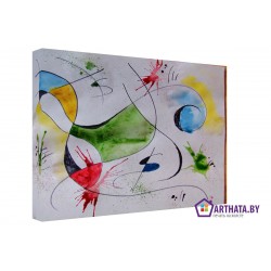 Joan Miro_006 - Модульная картины, Репродукции, Декоративные панно, Декор стен