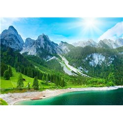 Заснеженные горы - Фотообои природа - Модульная картины, Репродукции, Декоративные панно, Декор стен