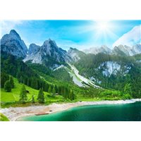 Портреты картины репродукции на заказ - Заснеженные горы - Фотообои природа