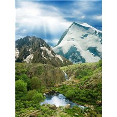 Картина на холсте по фото Модульные картины Печать портретов на холсте Горы - Фотообои природа