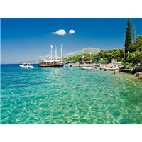 Портреты картины репродукции на заказ - Причал - Фотообои Море|побережье