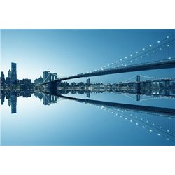 Манхэттен, Бруклинский мост - Фотообои Современный город|Манхэттен - Модульная картины, Репродукции, Декоративные панно, Декор стен