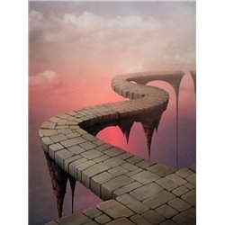 Дорога в небо - 3D фотообои|3D фигуры - Модульная картины, Репродукции, Декоративные панно, Декор стен