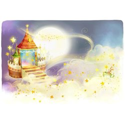 Замок в облаках - Фотообои детские|для малышей - Модульная картины, Репродукции, Декоративные панно, Декор стен