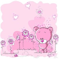 Мишка - Фотообои детские|для малышей
